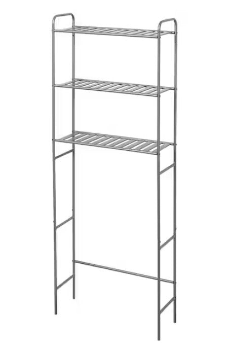 Glacier Bay Over-the-Toilet Space Saver Shelf Satin Nickel 1002.928.652