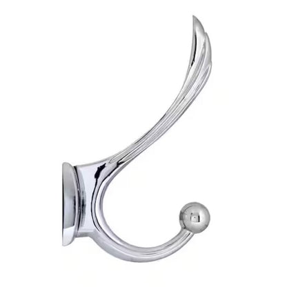 MODONA Large Triple Towel and Robe Hook in Polished Chrome
