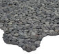 29sqft - Noir Ash Mini Pebble 12x12 Tumbled Marble Mesh-Mounted Mosaic Floor and Wall Tile