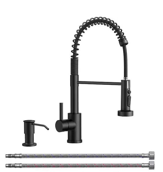 Forious 51AAAB-SD Matte Black Bathroom Faucet