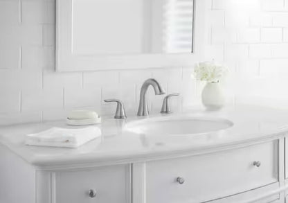 Glacier Bay Irena Bathroom Faucet Brushed Nickel 1008.088.856