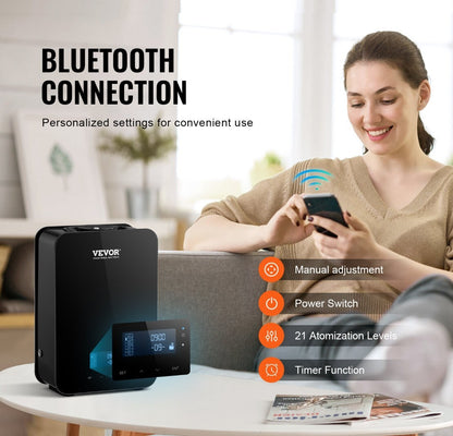 VEVOR A311 Aroma Diffuser with Bluetooth Control, 180ml Capacity