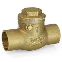 Sweat (Solder) Swing Check Valve, Various Sizes, Lead Free