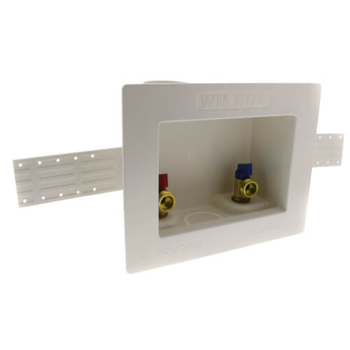 1/2" Crimp PEX Washing Machine Outlet Box